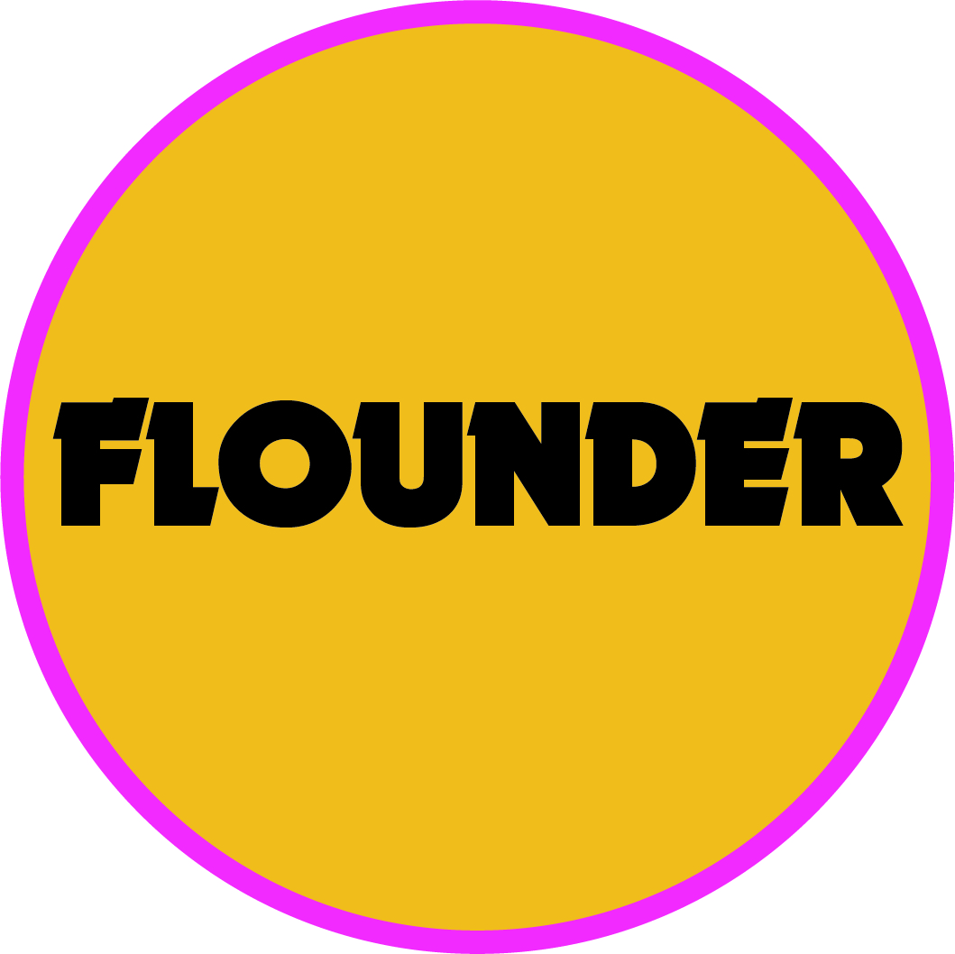 Media logo - Flounder Magazine (created by Journalism students of Cardiff University)
